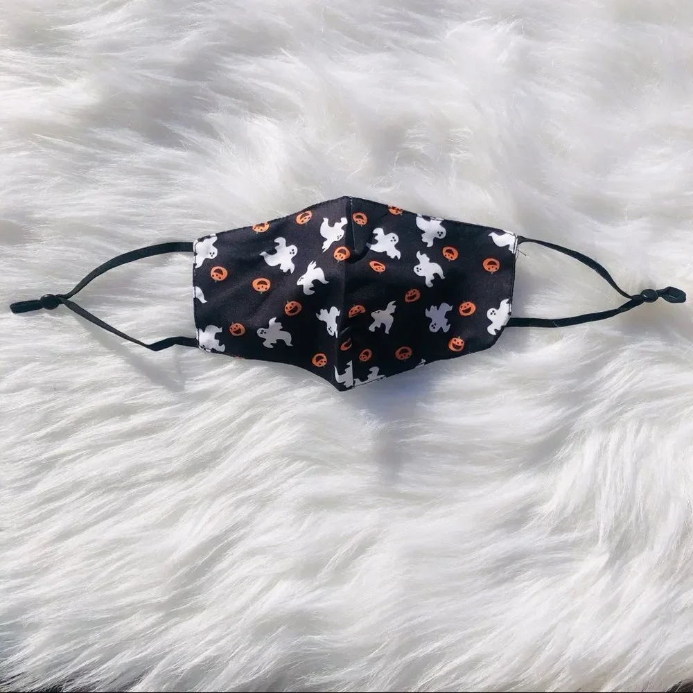 Brand New Halloween Kids Face Mask‎ One Size Adjustable Strap (KIDS MASK)